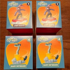 McDonald’s Zootopia 2 Judy & Gary set of 4
